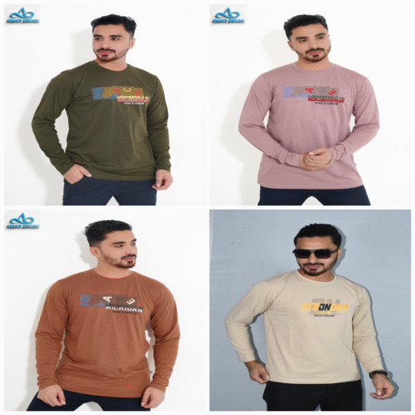 Men's Long T-shirt Combo (4pcs)
