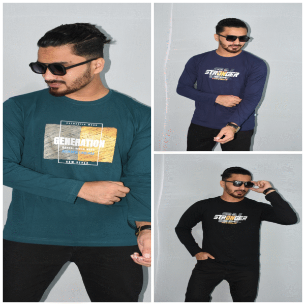 Men's Long T-shirt Combo (3pcs)