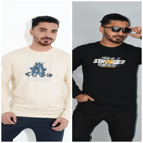 Men's Long T-shirt Combo (2pcs)
