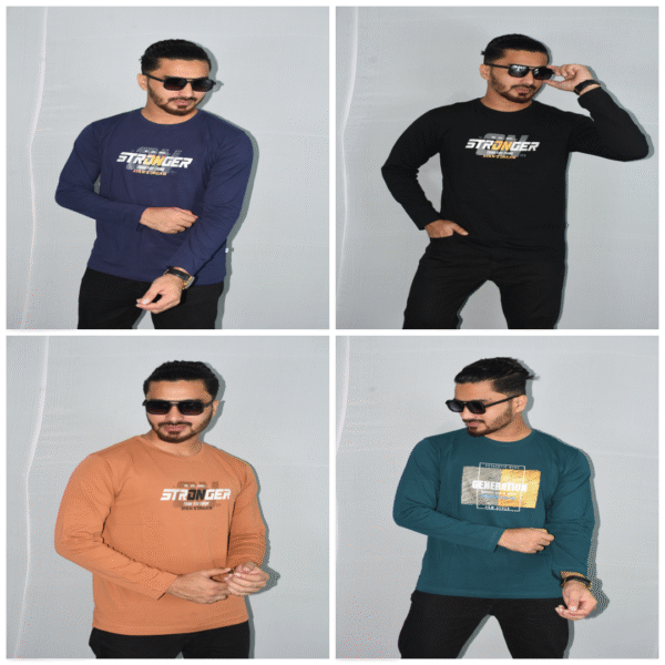 Men's Long T-shirt Combo (4pcs)