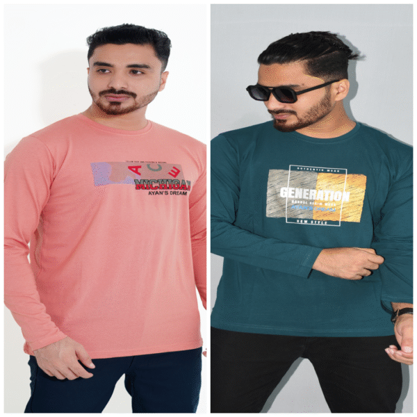 Men's Long T-shirt Combo (2pcs)
