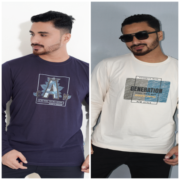 Men's Long T-shirt Combo (2pcs)