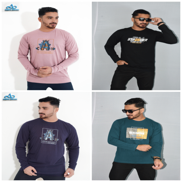 Men's Long T-shirt Combo (4pcs)