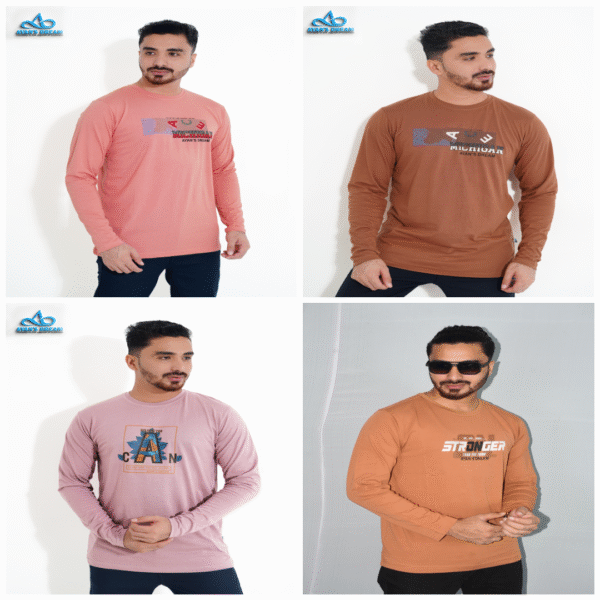 Men's Long T-shirt Combo (4pcs)