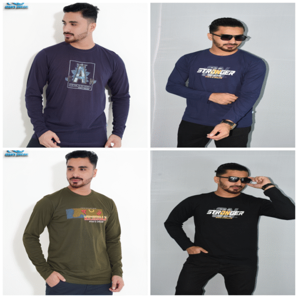 Men's Long T-shirt Combo (4pcs)
