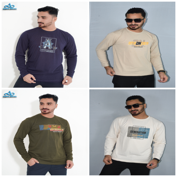 Men's Long T-shirt Combo (4pcs)